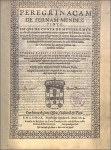Peregrinacam De Fernam Mendez Pinto