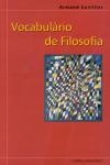 Vocabulario De Filosofia