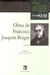 Obras De Francisco Joaquim Bingre