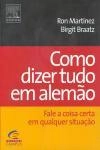Como Dizer Tudo Em Alemao