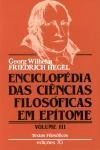 Enciclopedia Das Ciencias Filosoficas Em Epitome Vol3
