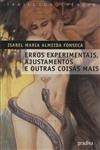 Erros Experimentais Ajustamentos E Outras Coisas Mas