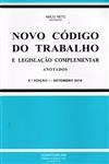 Novo Codigo Do Trabalho E Legislacao Complementar Anotados