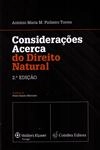 Consideracaoes Acerca Do Direito Natural