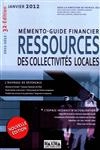 Memento-guide Financier Ressources Des Collectivites Locales