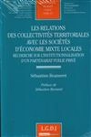 Les Relations Des Collectivites Territoriales Avec Les Societes D'economie Mixte Locales