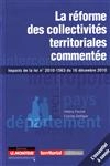 La Reforme Des Collectivites Territoriales Commentee
