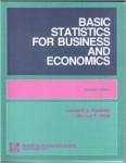 Basic Statistics For Business And Economics