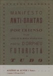 Manifesto Anti-dantas E Por Extenso