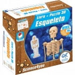 Esqueleto Livro E Puzzle 3d