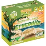 Puzzle 3d E Livro - Crocodilo